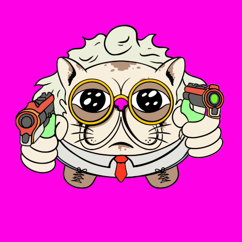 Felix the lazer cat logo