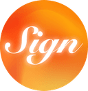Sign logo