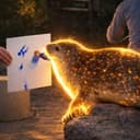 The Painting Sea Lion logo