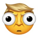 Distorted Donald Trump logo