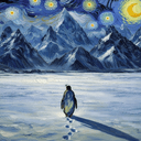 Vincent van Gogh Penguin logo