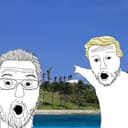 Epstein and Trump logo