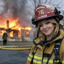 Sydney Sweeney Firefighter logo