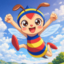 みつばちハッチ logo