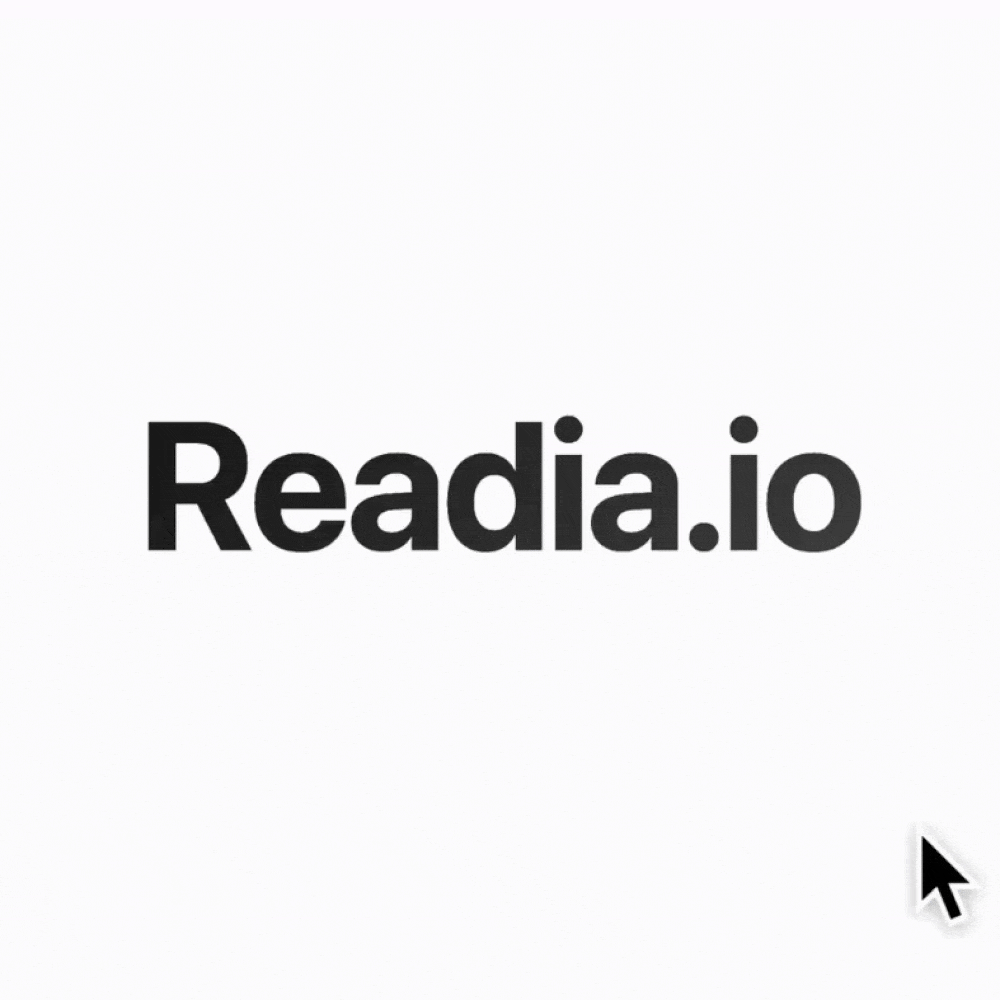 Readia.io logo