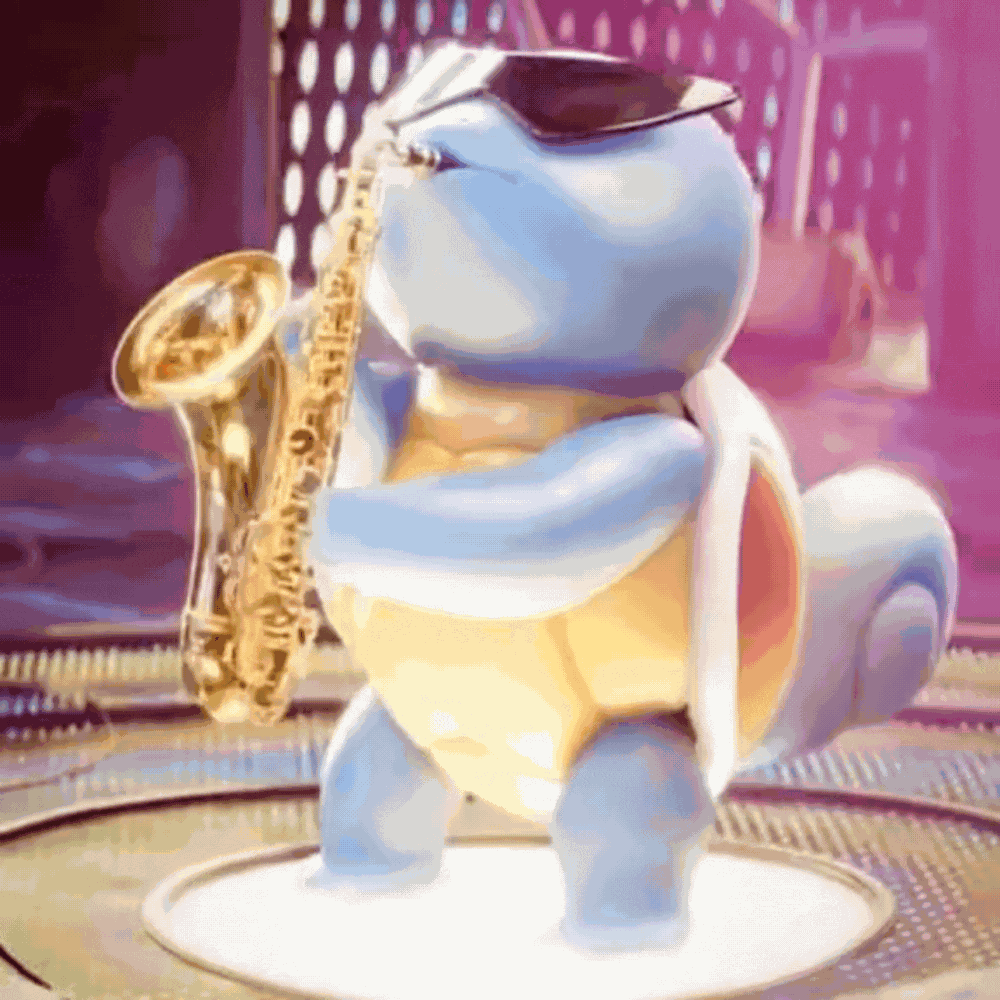 Squirtle Sax logo