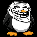 Penguin + Troll logo