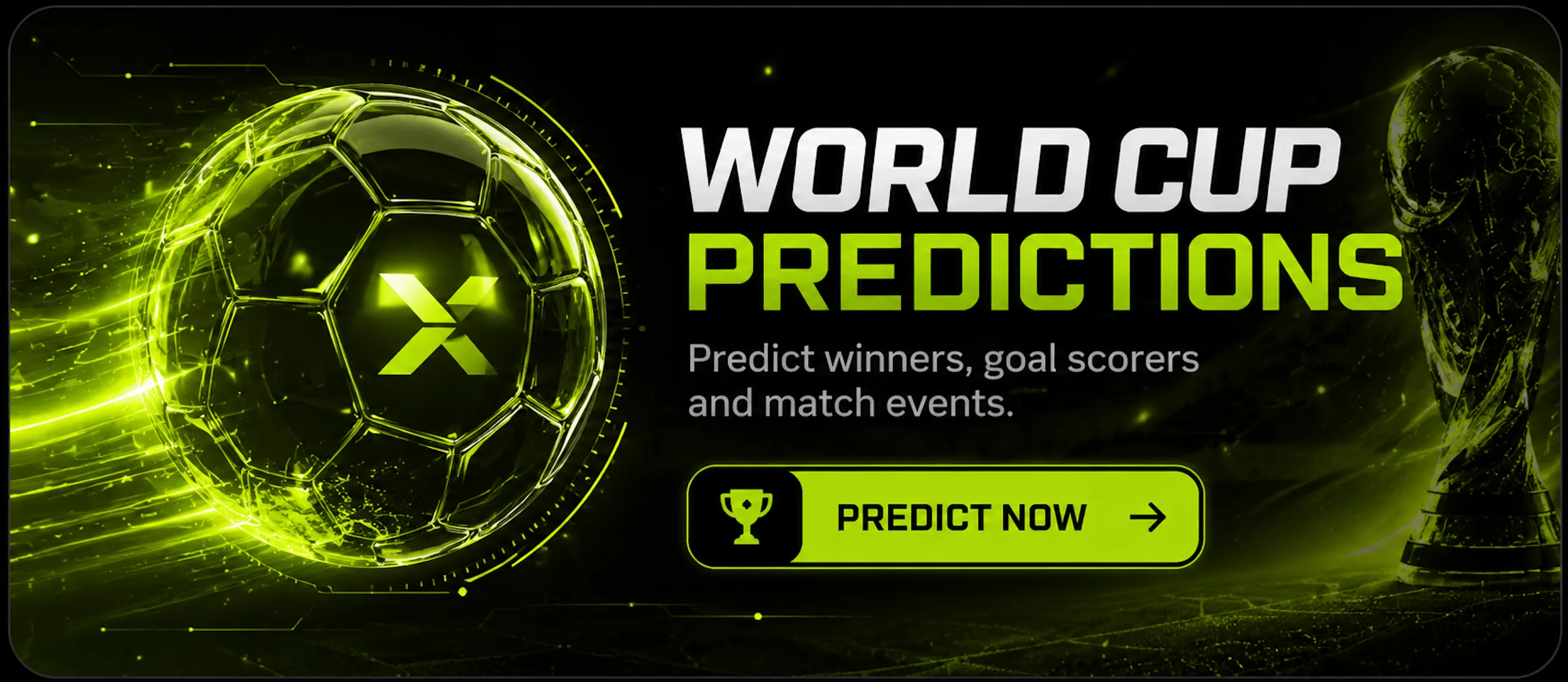 World Cup Predictions on FlipX: predict winners, goal scorers, and match events