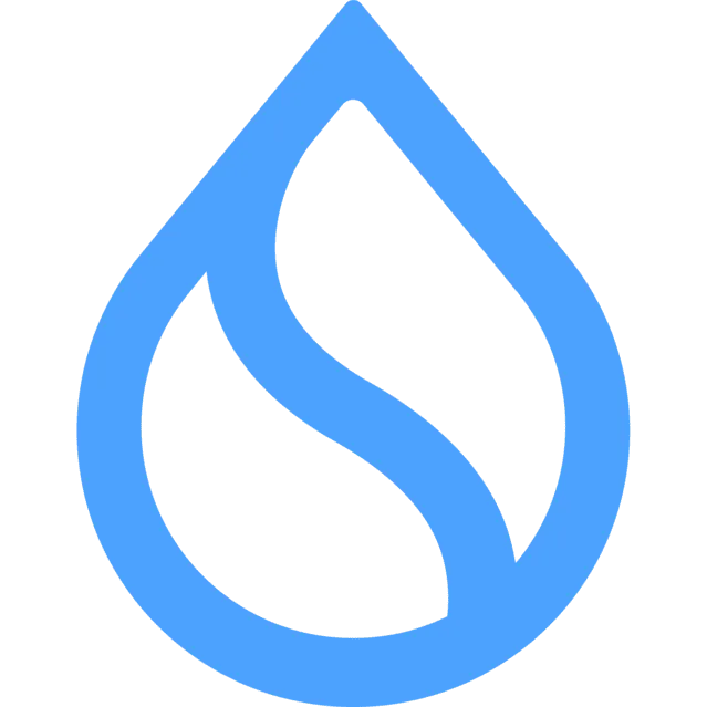 Sui blockchain logo - supported in FlipX multi-chain wallet